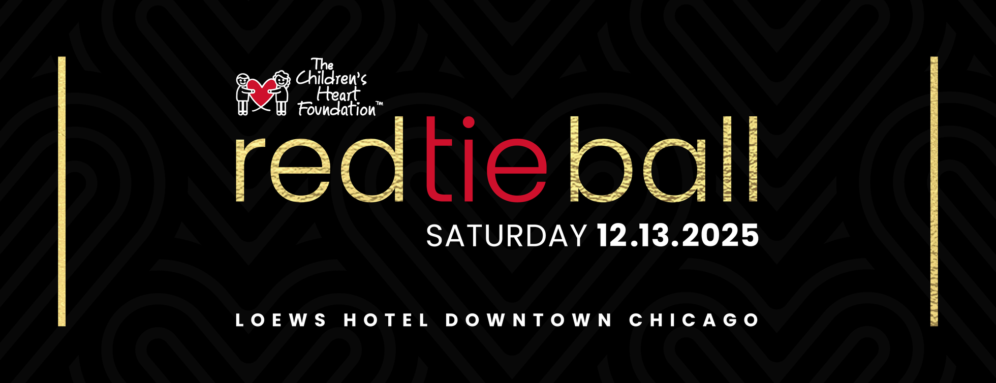 Chicago Red Tie Ball
